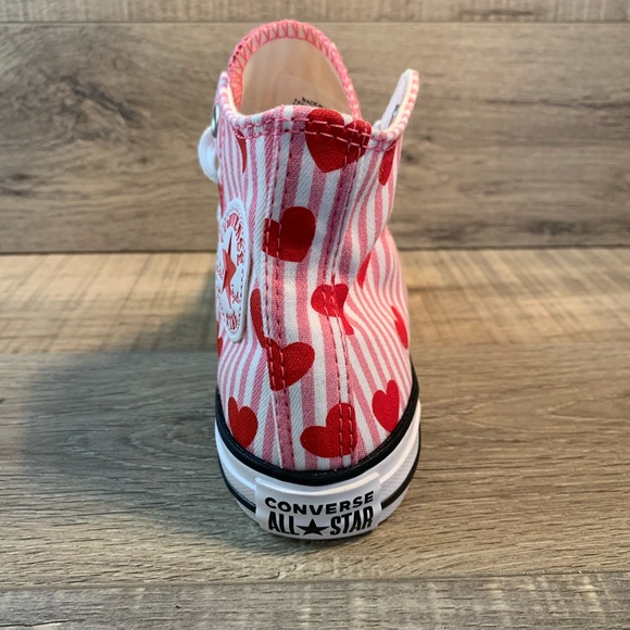 Converse CTAS Hi Pink Red White - Picture 4 of 6